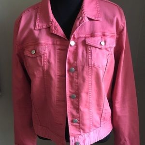 Gap Stretch Jean Jacket XL, soft red color